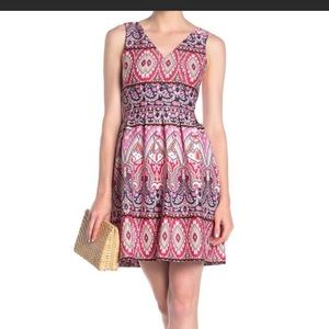 Vince Camuto Scuba Fit & Flare Dress